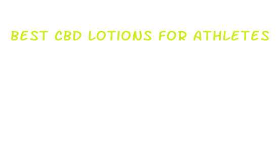 best cbd lotions for athletes