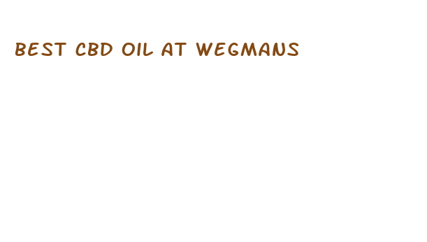 best cbd oil at wegmans