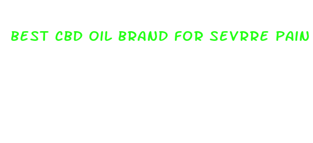 best cbd oil brand for sevrre pain 2024