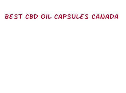 best cbd oil capsules canada