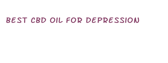 best cbd oil for depression