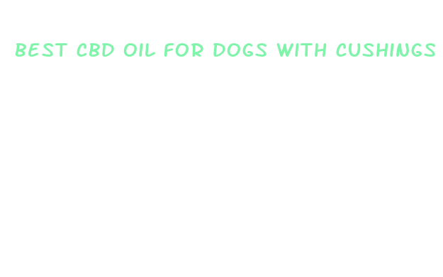 best cbd oil for dogs with cushings disease