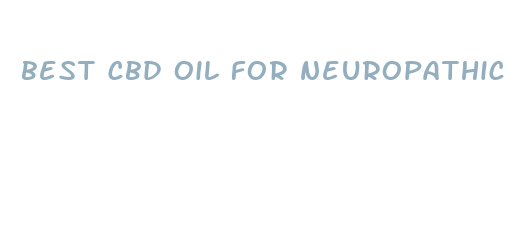 best cbd oil for neuropathic pain