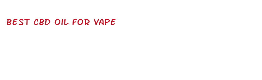 best cbd oil for vape