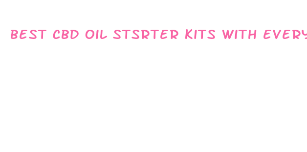 best cbd oil stsrter kits with everything yiu need