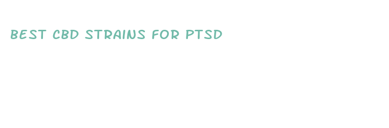 best cbd strains for ptsd