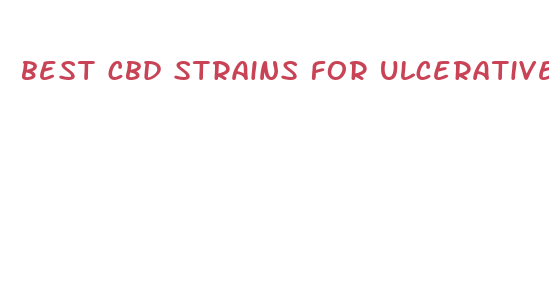 best cbd strains for ulcerative colitis