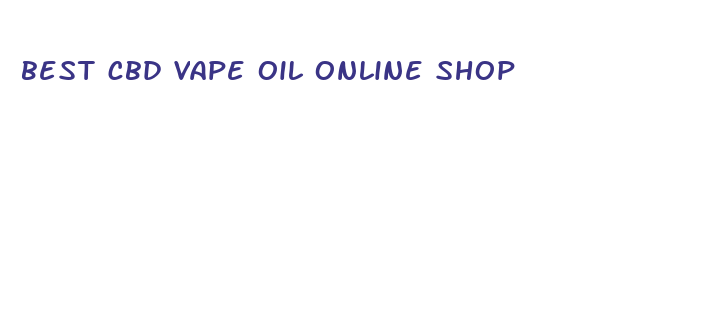 best cbd vape oil online shop