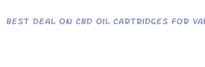 best deal on cbd oil cartridges for vaping