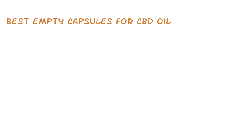 best empty capsules for cbd oil