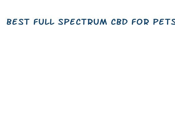 best full spectrum cbd for pets