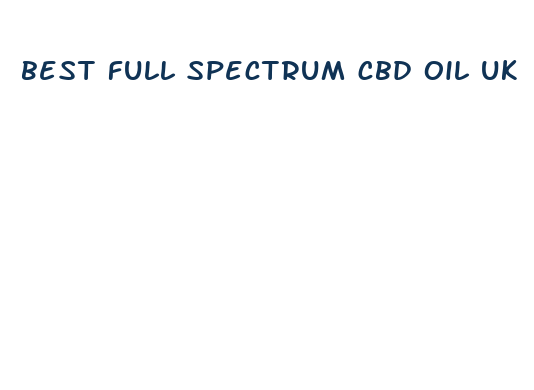 best full spectrum cbd oil uk