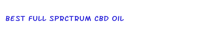 best full sprctrum cbd oil