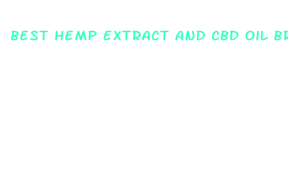 best hemp extract and cbd oil brands