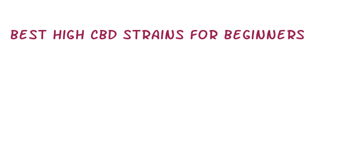 best high cbd strains for beginners