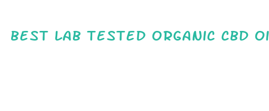 best lab tested organic cbd oil