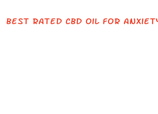 best rated cbd oil for anxiety