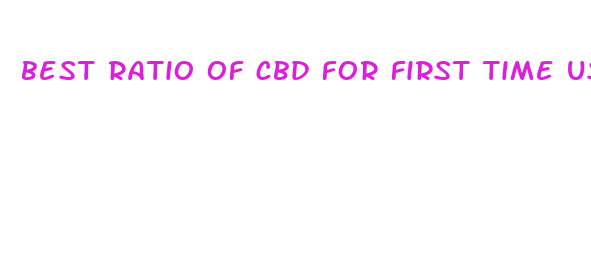 best ratio of cbd for first time user