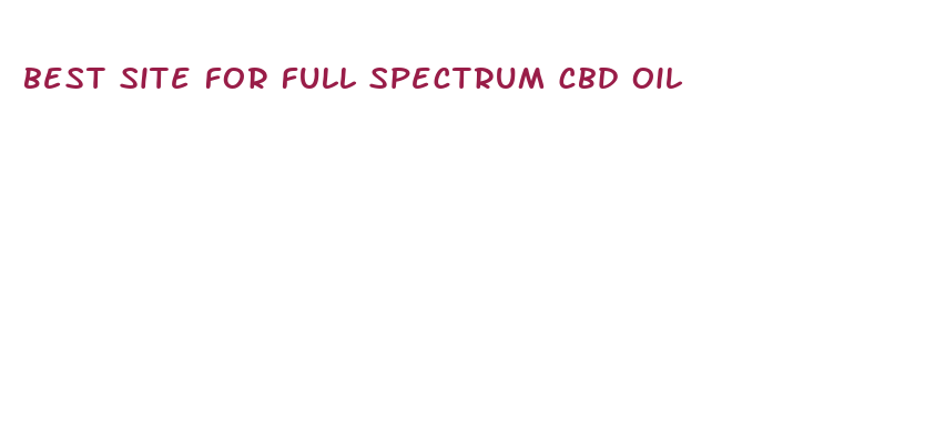 best site for full spectrum cbd oil