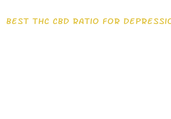 best thc cbd ratio for depression