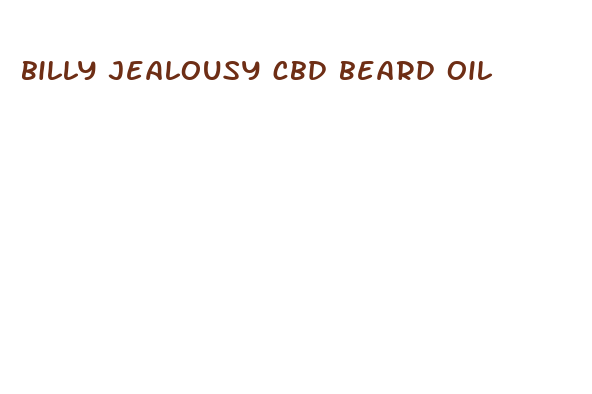 billy jealousy cbd beard oil