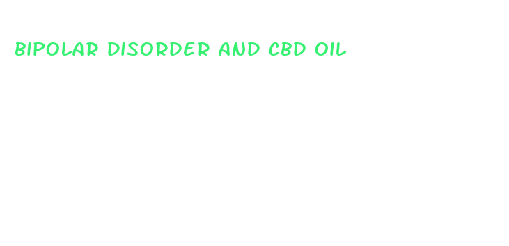 bipolar disorder and cbd oil