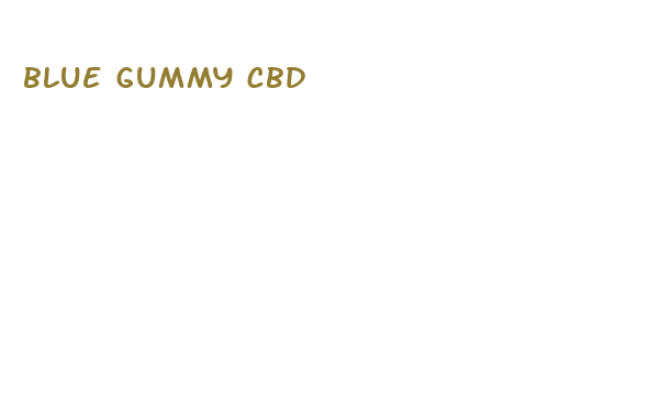 blue gummy cbd