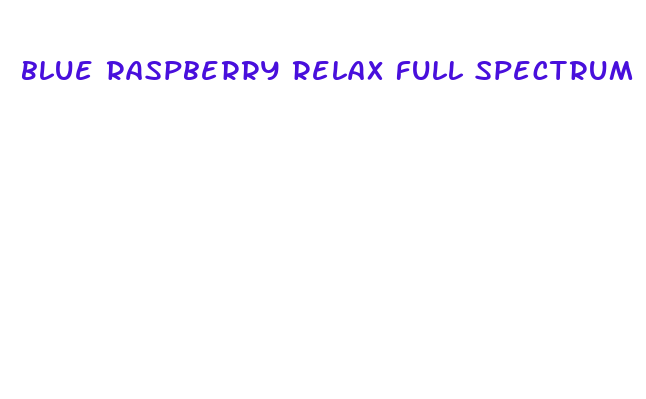 blue raspberry relax full spectrum cbd oil cartridge