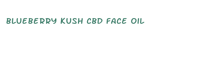 blueberry kush cbd face oil