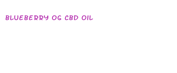 blueberry og cbd oil