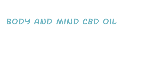 body and mind cbd oil