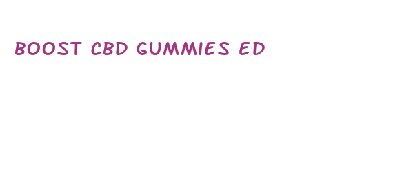 boost cbd gummies ed