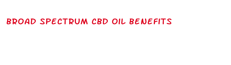 broad spectrum cbd oil benefits