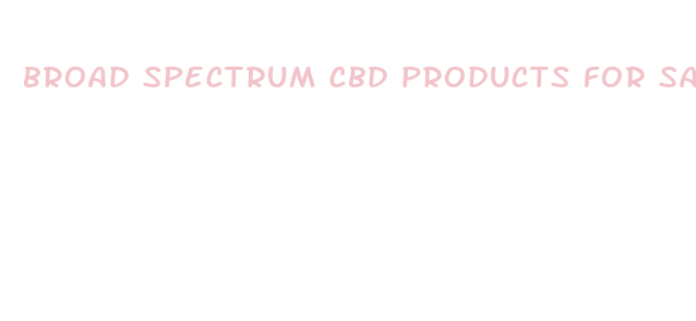 broad spectrum cbd products for sale