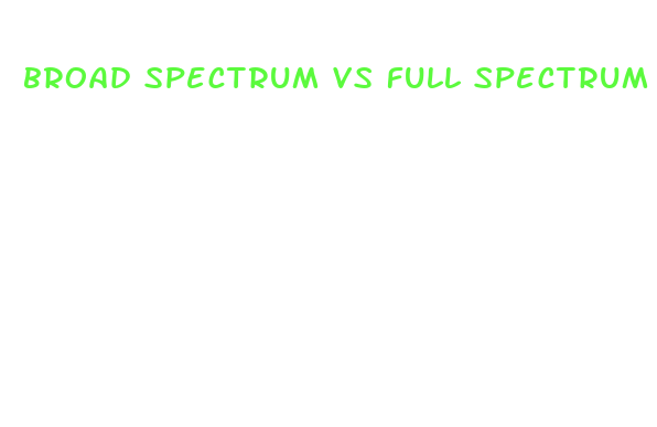 broad spectrum vs full spectrum cbd for sleep