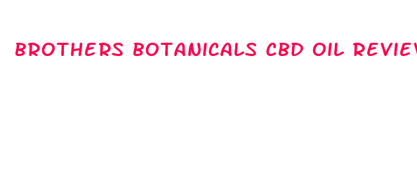 brothers botanicals cbd oil review