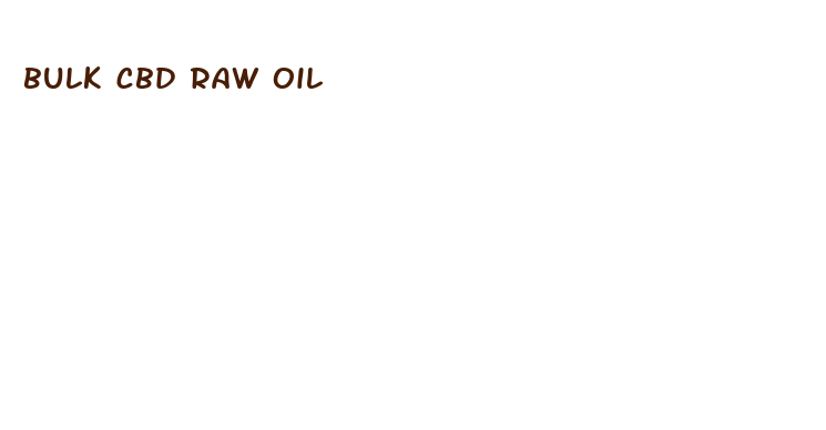 bulk cbd raw oil