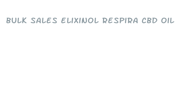 bulk sales elixinol respira cbd oil