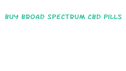 buy broad spectrum cbd pills