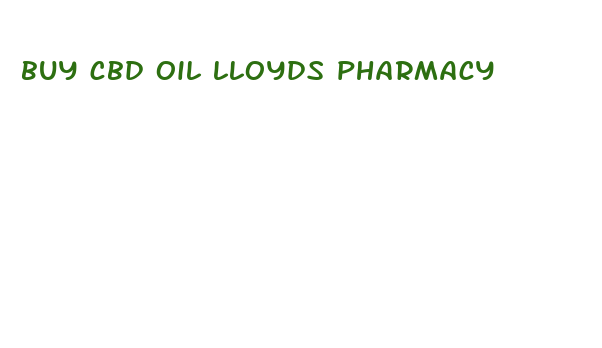 buy cbd oil lloyds pharmacy