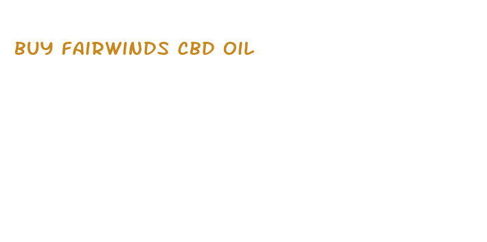 buy fairwinds cbd oil