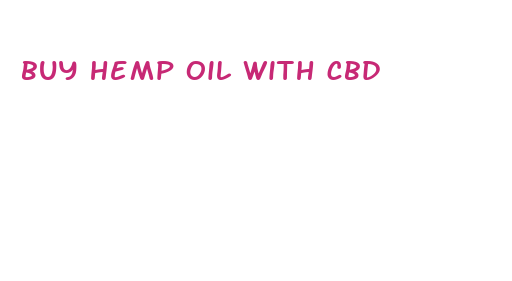 buy hemp oil with cbd