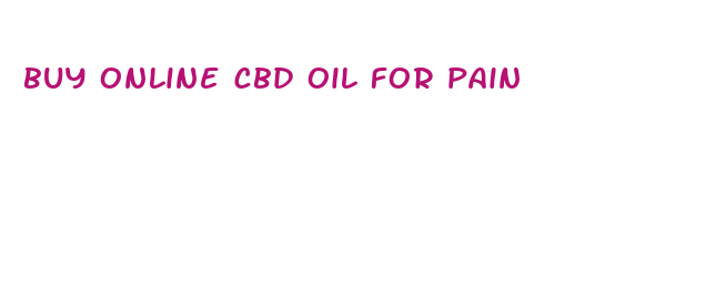 buy online cbd oil for pain