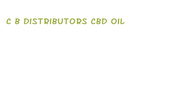 c b distributors cbd oil