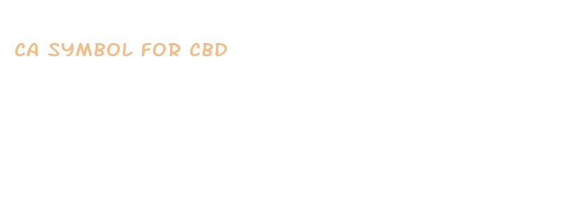 ca symbol for cbd