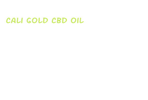 cali gold cbd oil