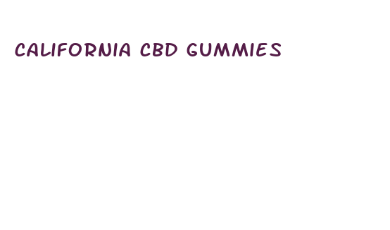 california cbd gummies