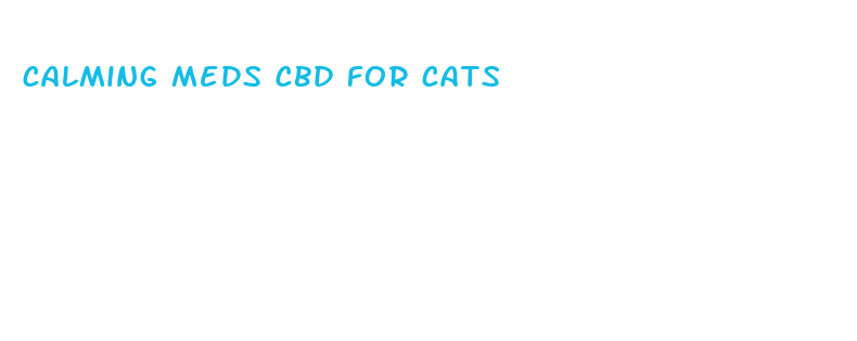 calming meds cbd for cats