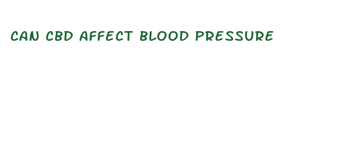 can cbd affect blood pressure