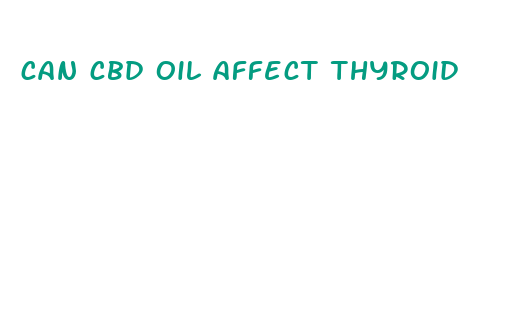 can cbd oil affect thyroid